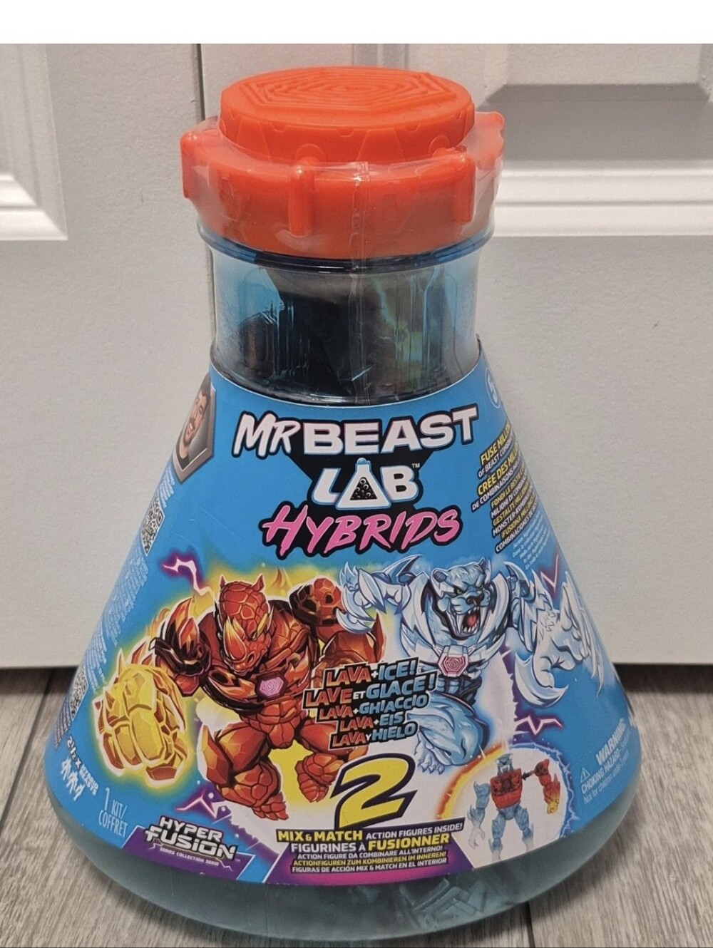 LAVA & ICE Mr. Beast Lab HYBRIDS 2 Hyper Fusion Mystery Mix & Match Figures